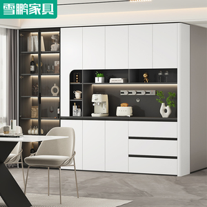 餐边柜支持定制雪鹏家具
