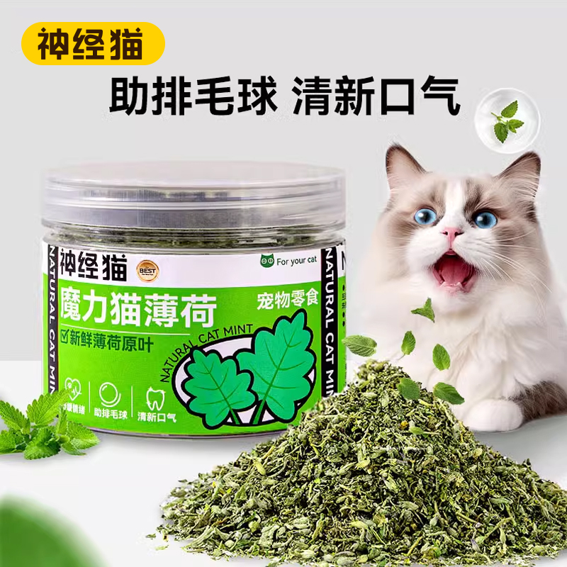 宠物猫咪猫薄荷零食化毛