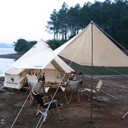 Дорожная палатка для кемпинга, комплект, изысканный навес, увеличенная толщина