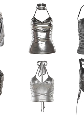 INS跨境欧美风dj演出服新款女装DS演出服酒吧gogo秀派对领舞上衣