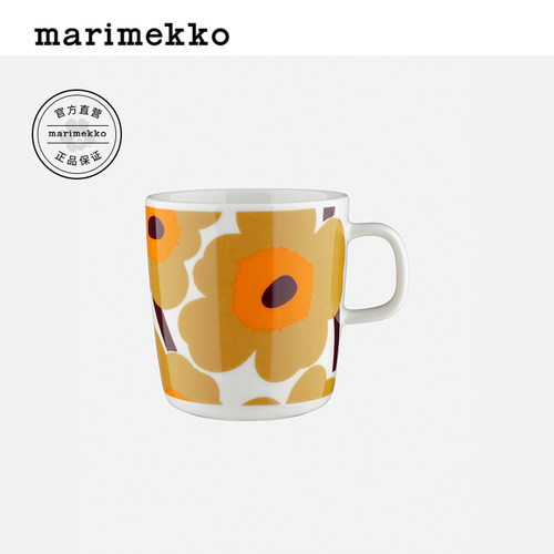 Marimekko【Unikko游霓可】早秋家用马克杯400ml