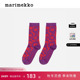 新年礼物Marimekko玛莉美歌秋冬新品 Unikko印花短袜