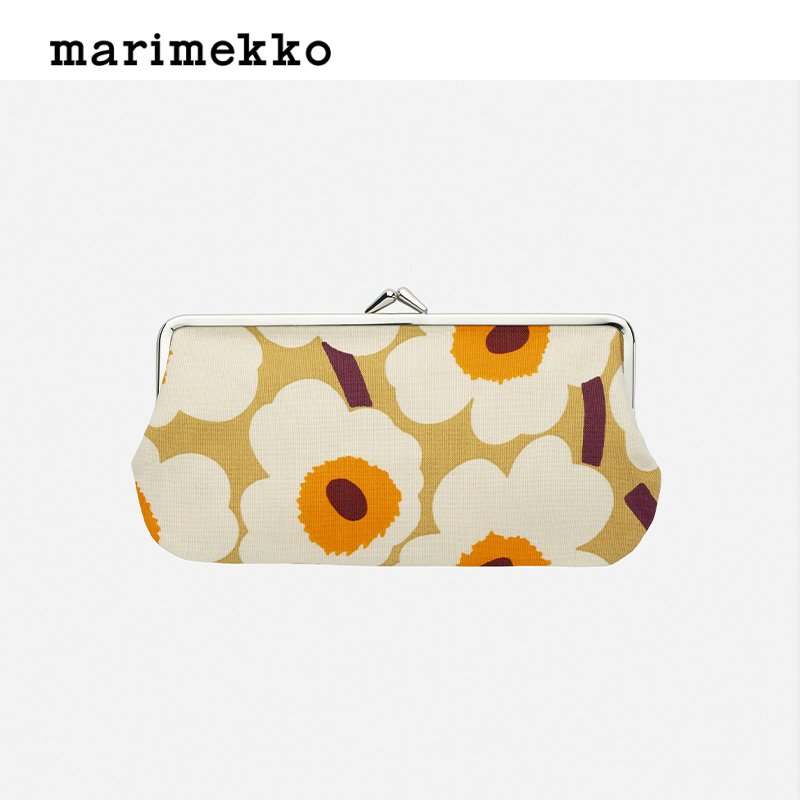 Marimekko【Unikko游霓可】25早秋金属框架钱包手拿包商场同款