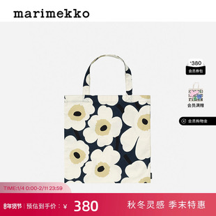 新年礼物Marimekko【Unikko游霓可印花】早秋轻便百搭帆布包