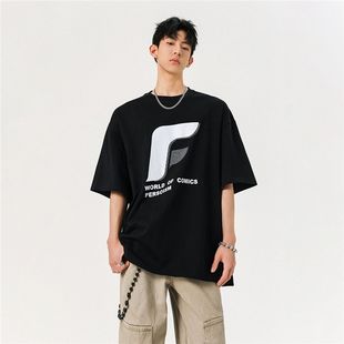 油腻客INSstudios潮流insstudlos美潮牌重磅短袖T恤纯棉情侣半袖