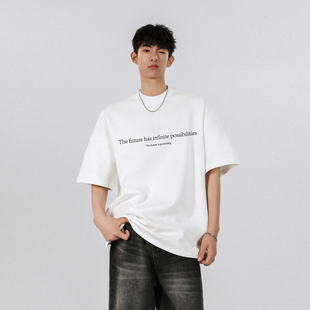 油腻客INSstudios潮流insstudlos夏重磅纯棉短袖T恤字母半袖t恤衫