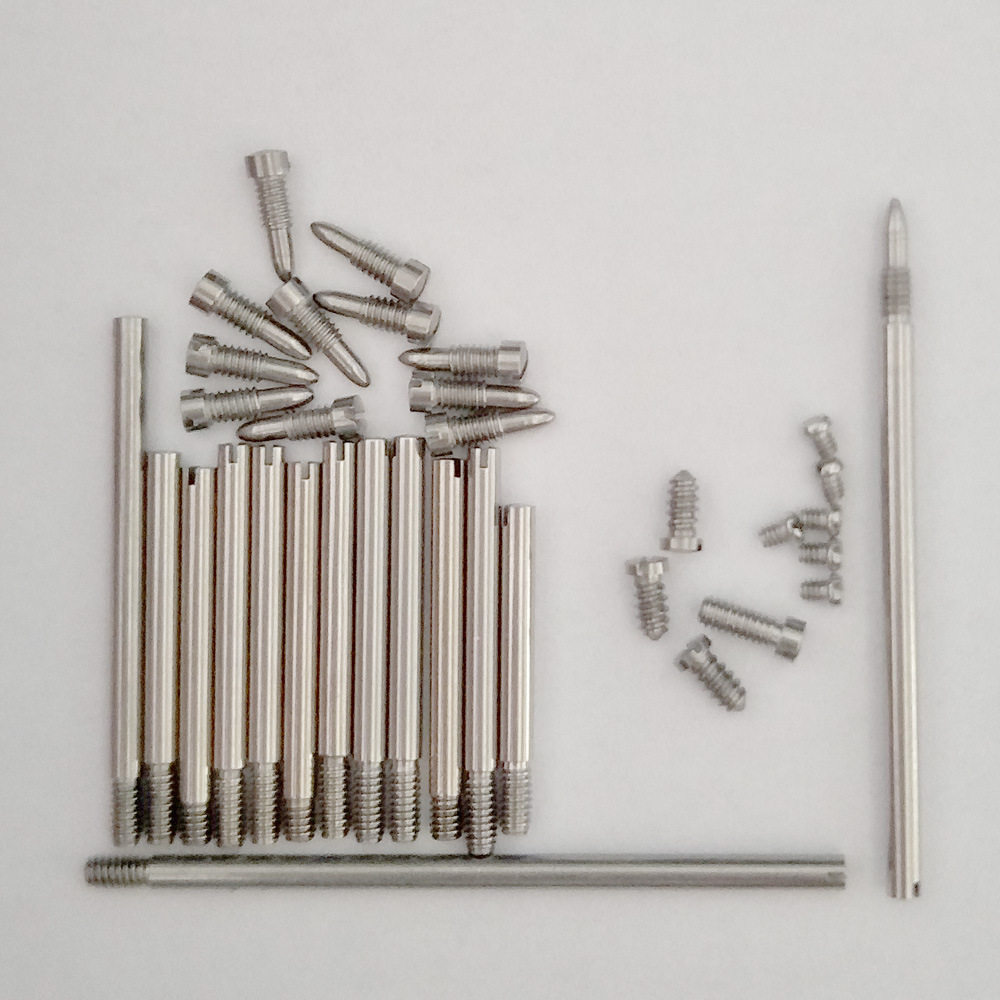 诗享w22单簧管黑管配件套装14个螺纹轴杆 20个螺丝管乐维修配件