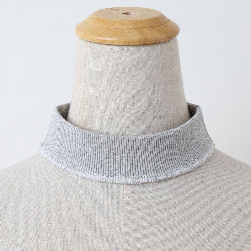 毛衣领口替换3.5cm套头衣领领口口半高领罗文领子领半螺纹内衣圆