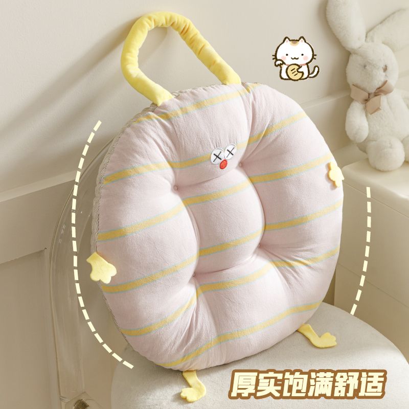 矮凳子软坐垫圆形板凳可