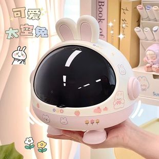 稀奇古怪的收纳盒桌面收纳盒ins可爱玩具翻盖防尘积木文具零食杂