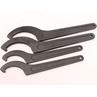 半开口扳手专用侧面孔勾扳手 工业级敲击月牙扳手 半圆专用钩头扳