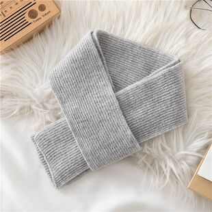 羊绒围巾小尺寸新款百搭冬季保暖含羊绒毛线小围巾女2026新款韩版