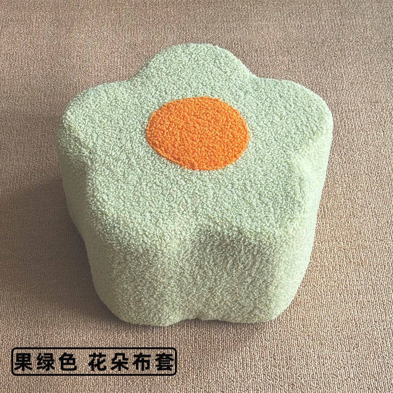 奶粉罐椅子套花朵罩自制图片