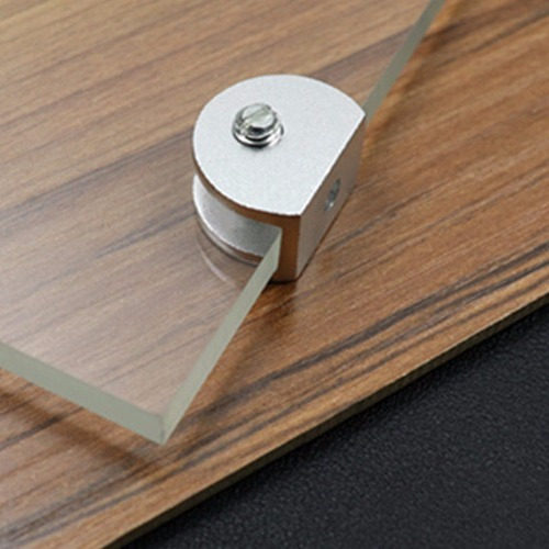 浴室玻璃门固定夹铝合金玻璃夹固定夹支架托玻璃托配件卡子铝夹子