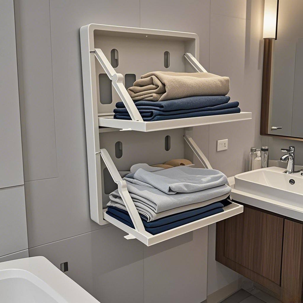 卫生间放衣架浴室放衣服厕所置物架洗澡浴室壁画收纳墙上毛巾架免,家庭/个人清洁工具,毛巾挂/毛巾架,淘宝优惠券,粉丝福利购,淘宝优惠卷