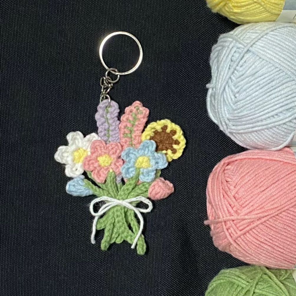 微钩材料包迷你花束可爱