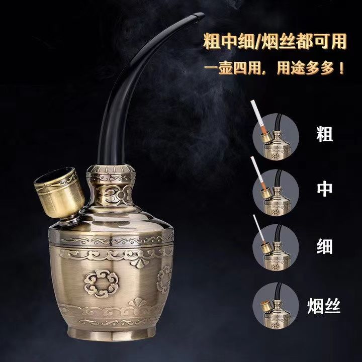 高级水壶烟水斗壶仿铜老