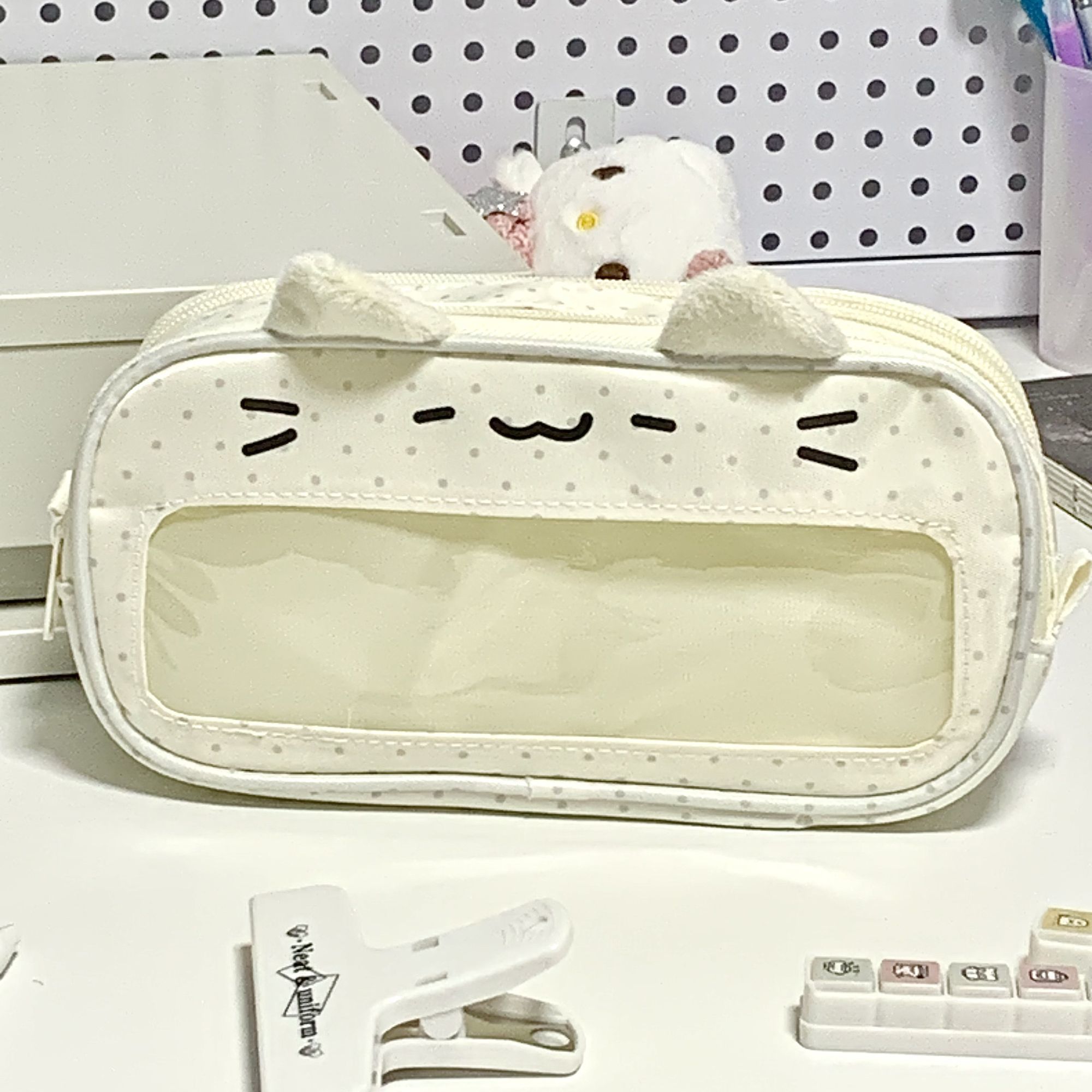 闺蜜笔袋日系ins风奶油小