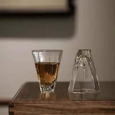 艺术小酒杯日式耐热手工