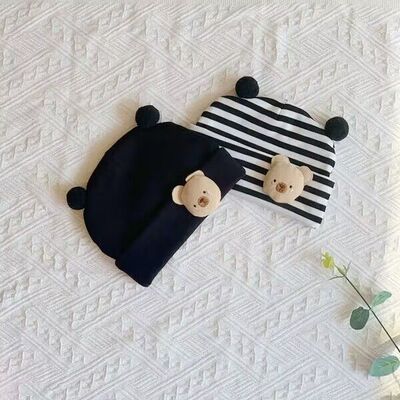 新生的儿胎帽子冬秋初男