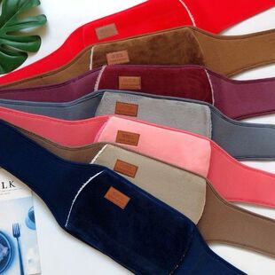 暖宝宝固定带热水袋套子暖腰护腰带卡通可爱适合20x27的热水袋防