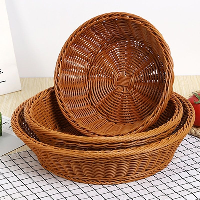 馒头专用筐水果篮藤编收