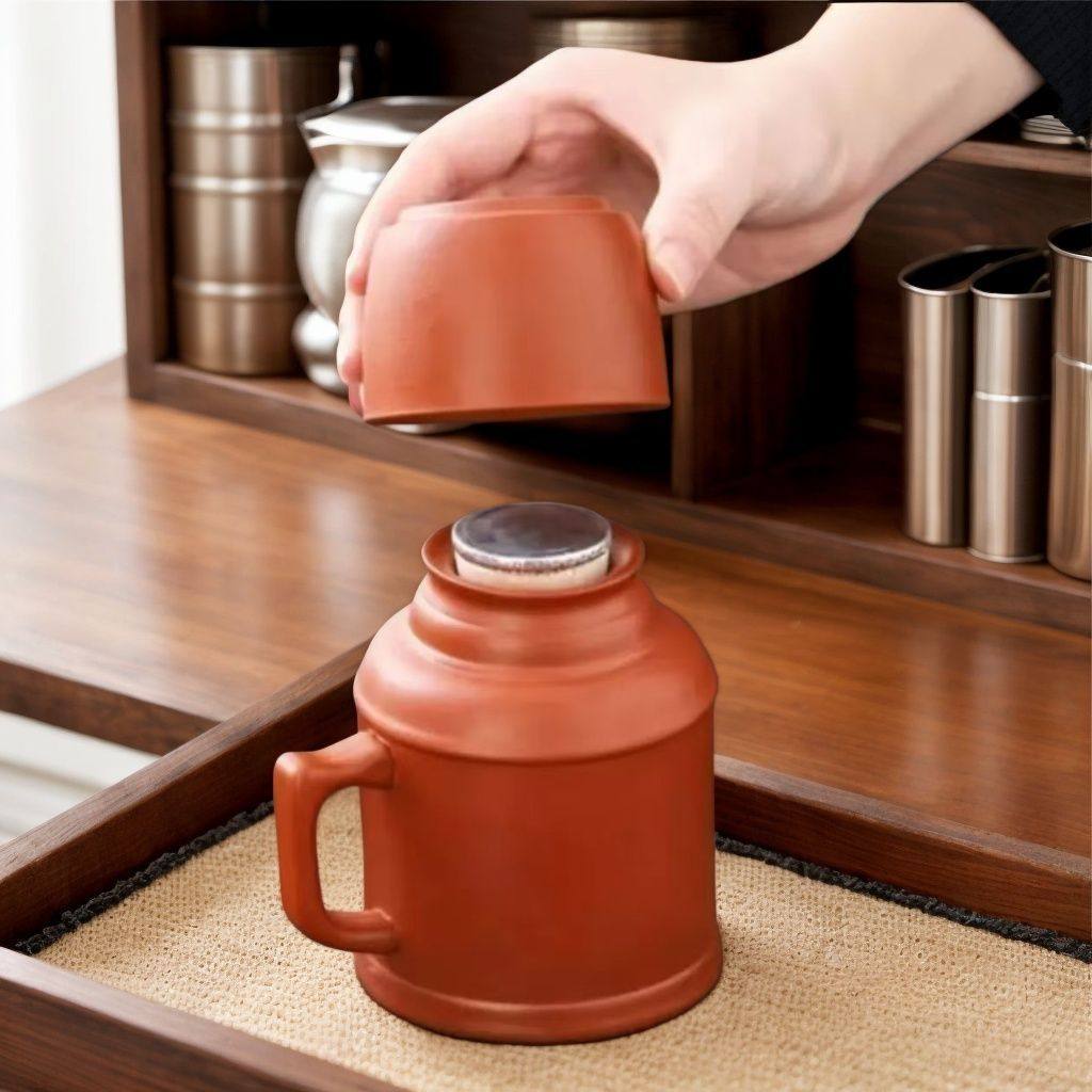 紫砂壶泡茶专用原矿紫砂小暖壶大容量紫砂壶冷水壶闷茶壶泡茶杯马