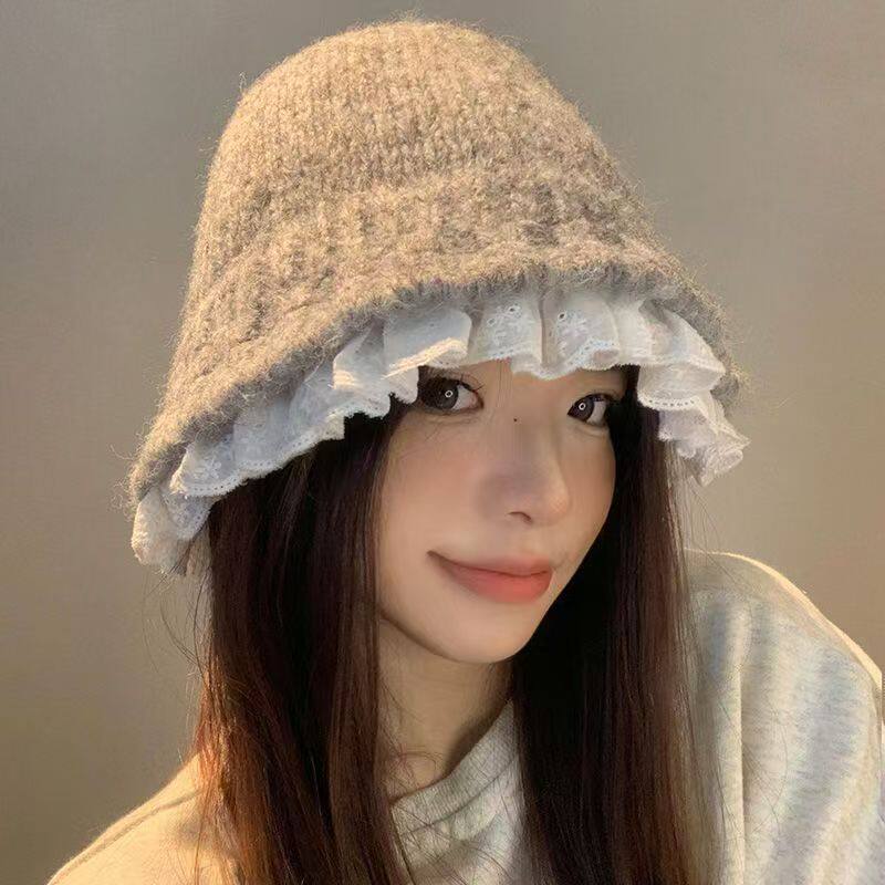 线帽女款高颜值新款蕾丝