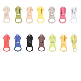 儿童拉链头5号7号共用尼龙正齿彩色拉链头儿童羽绒服校服外套箱包