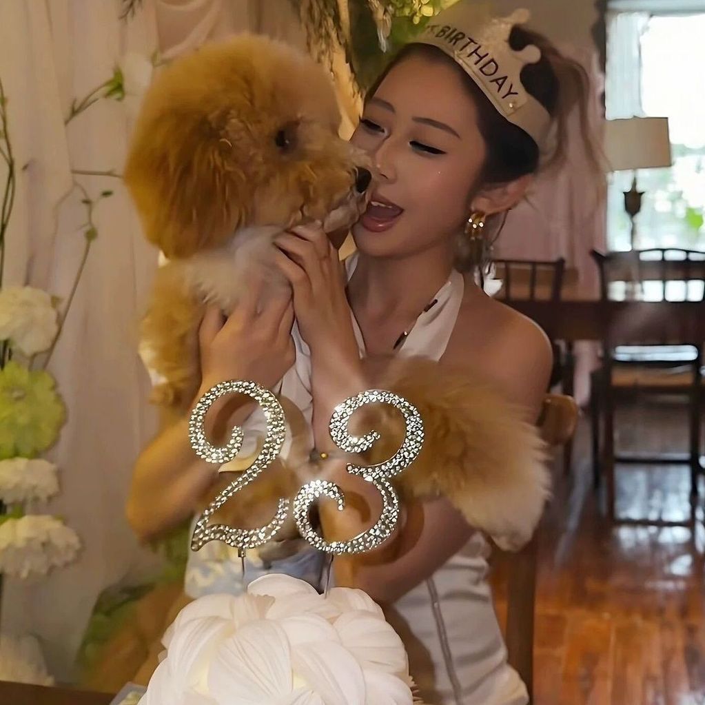 生日数字水钻ins风蜡烛di