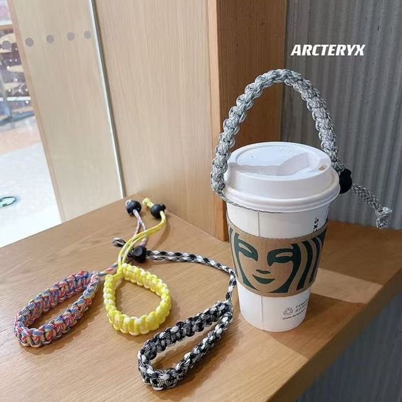 水杯专用挂绳纯手工编织图片