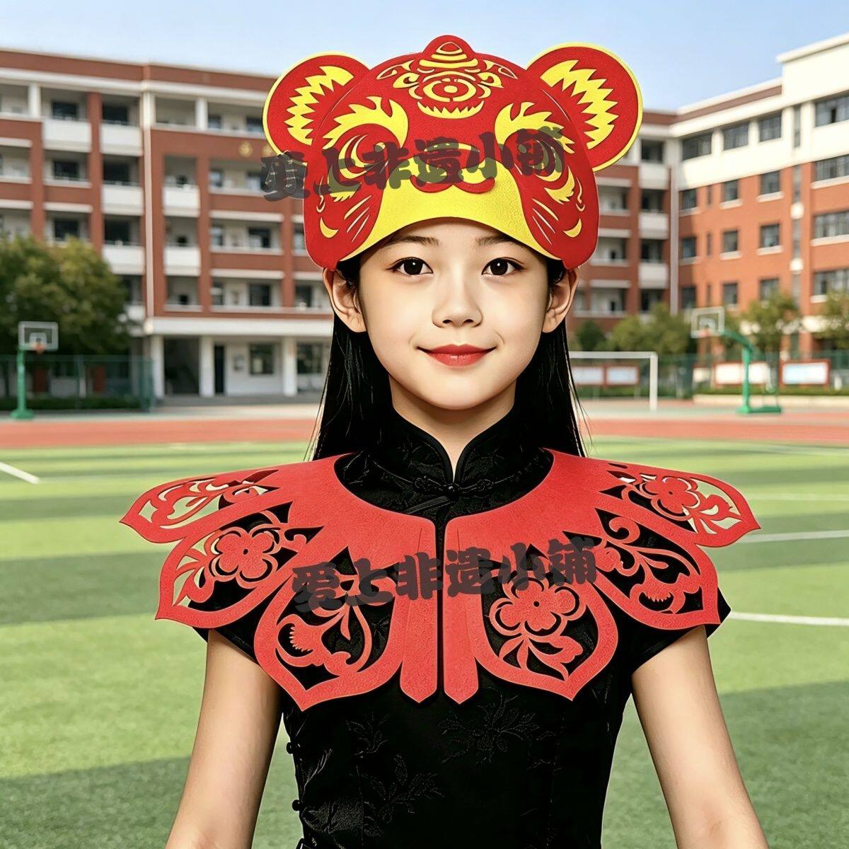剪纸造型头饰儿童2026新