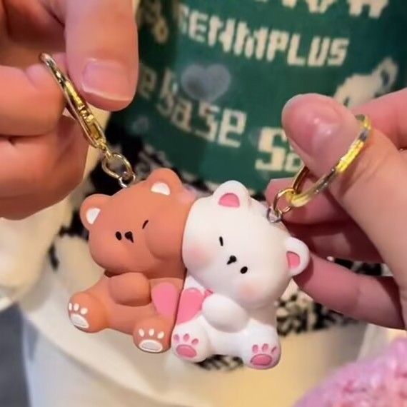闺蜜小挂件二人磁吸可爱