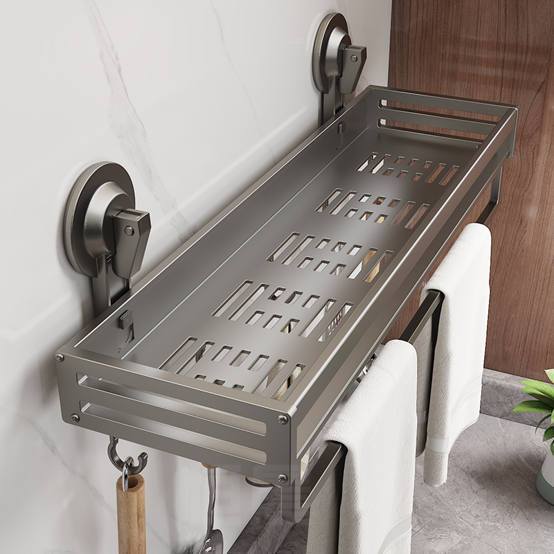 厨房吸盘置物架免打孔壁挂式