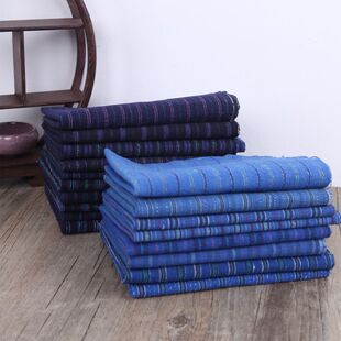 土布上海老粗布手工织布茶席杯垫包包diy纯棉布头布料