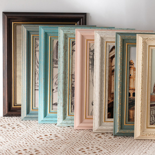 复古相框6寸摆台古典欧式相框5寸a4寸挂墙婚纱影楼照片相画框