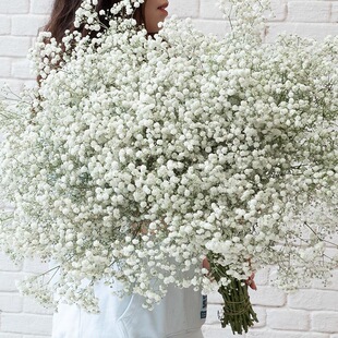 仿真满天星手感花束软胶仿真花婚礼装饰手捧花瓶塑料人造假花