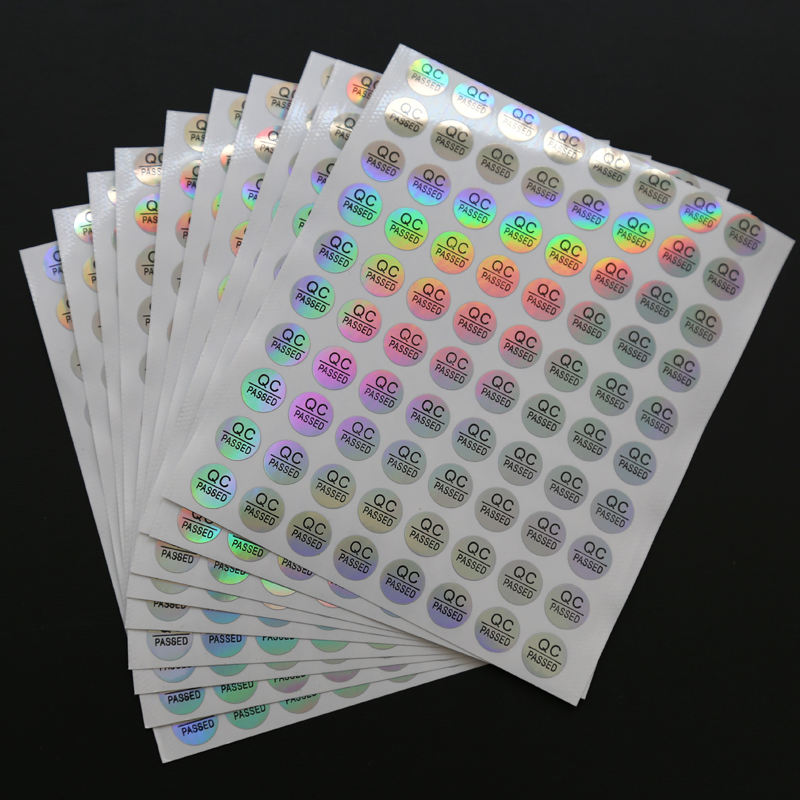 passed合格圆形反光不干胶标签