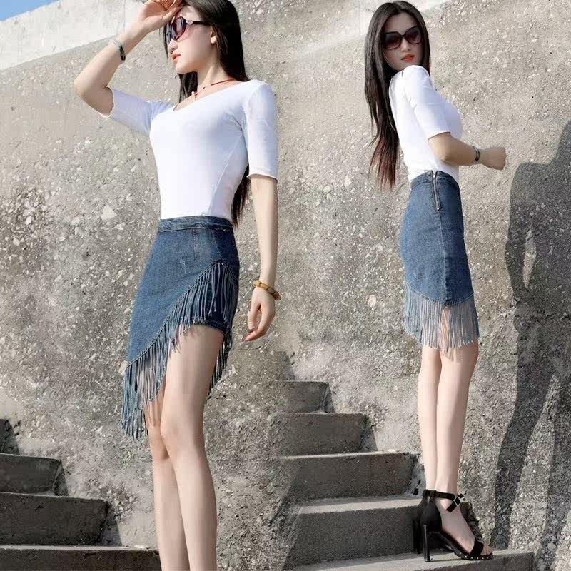 Korean Edition Embroidery Flower skirt Spring and summer Split ends Culottes have cash less than that is registered in the accounts Self cultivation Jeans High elasticity Short skirt Retroin the Women's clothing/Boutique , Skirts  category - from Buy2taobao.com to provide professional Taobao agent buy service
