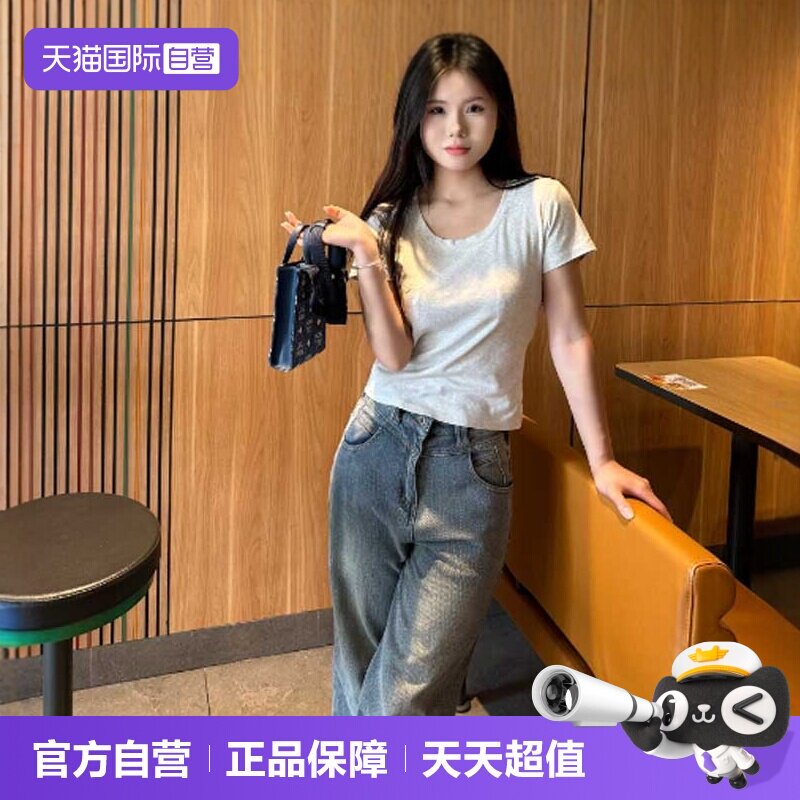 【自营】MCM拼皮革托特包肩带提花拼皮革托特包Tote包单肩斜挎包,