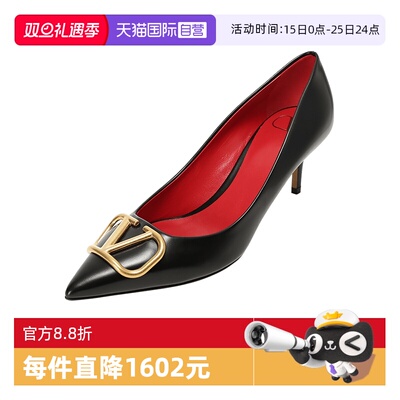 华伦天奴女士高跟鞋单鞋