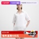 上衣 自营 衬衫 Marc 新款 式 Polo2025夏季 V领简约廓形亚麻衬衫