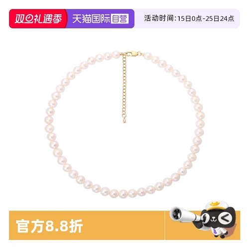 珍珠项链女法式优雅高级感锁骨链