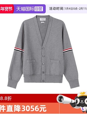 【自营】Thom Browne男士V领针织开衫薄外套 MKC310A Y3007