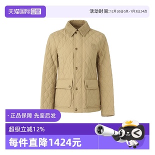 棉服外套上衣 博柏利女士绗缝夹克薄款 BURBERRY 80979961 自营