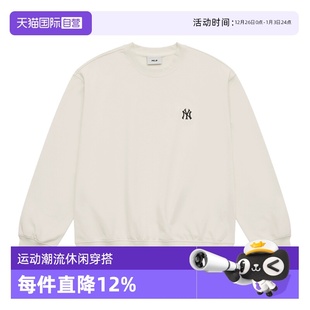 套头衫 新款 MLB圆领卫衣男女情侣25年春季 3AMTB015150CRS 自营