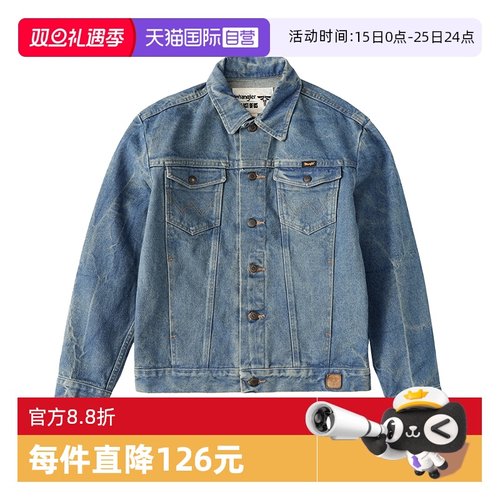 Wrangler/威格男士牛仔上衣