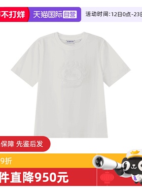 【自营】BURBERRY/博柏利女士棉质圆领短袖T恤 8093651