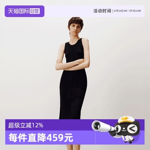 自营 商场同款 Marc Polo 简约圆领毛织吊带裙显瘦连衣裙