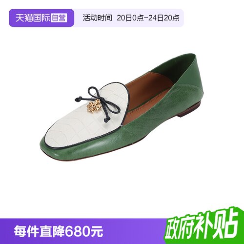 一脚蹬乐福鞋平底鞋TB女款单鞋